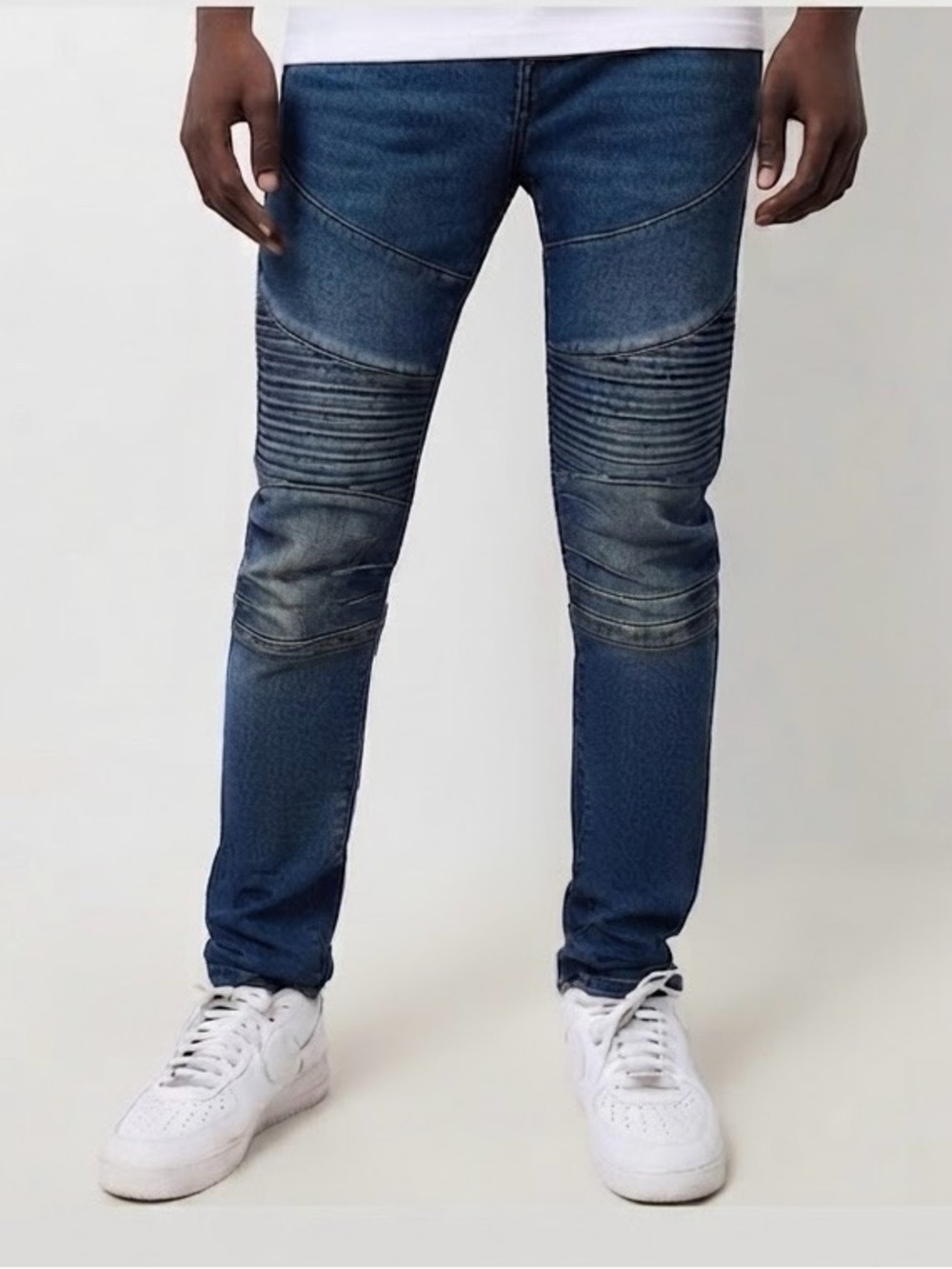 True Religion Rocco Moto Relaxed Skinny Jeans Size 29